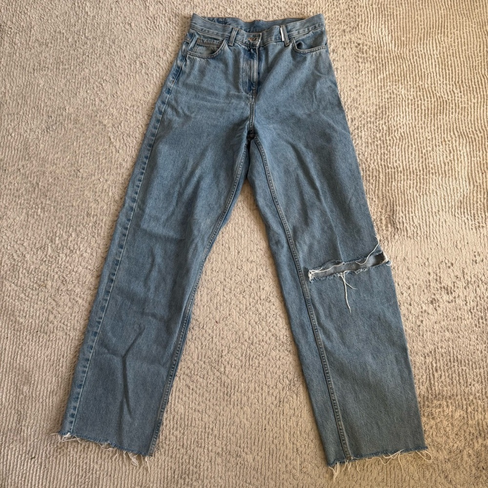 ASOS Classic Blue Distressed Women Jeans